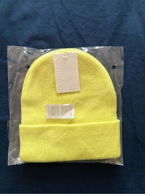 Forever 21 - Foldover Knit Beanie - Lime